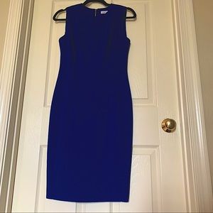 Royal Blue Calvin Klein Sheath Dress